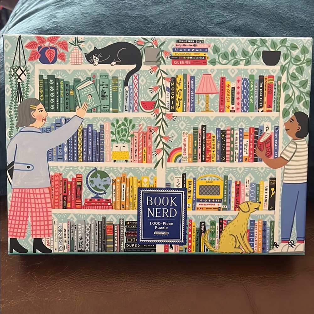 Book Nerd 1000-Piece Puzzle - Multicolor